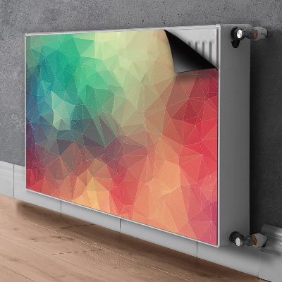 Decorative radiator cover Colorful 3D pattern