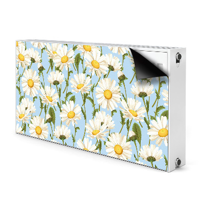 Printed radiator mat Chamomile flowers