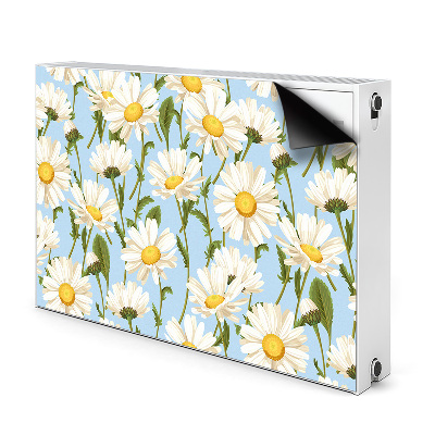 Printed radiator mat Chamomile flowers