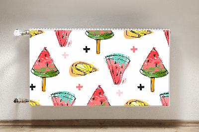 Radiator cover Watermelon on a stick