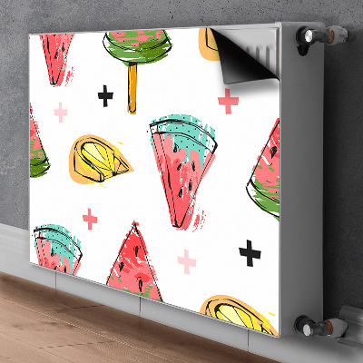 Radiator cover Watermelon on a stick