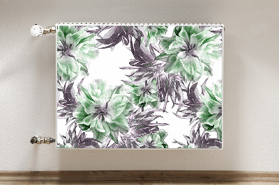 Magnetic radiator cover Magic Flowers