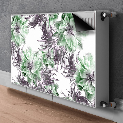 Magnetic radiator cover Magic Flowers