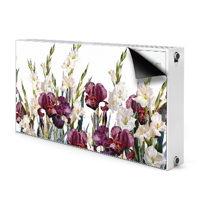 Magnetic radiator cover Vintage style meadow