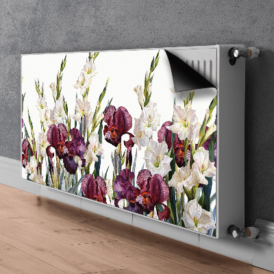 Magnetic radiator cover Vintage style meadow