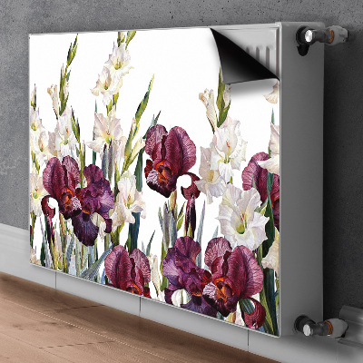 Magnetic radiator cover Vintage style meadow