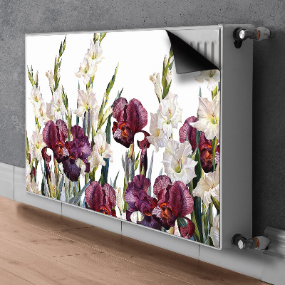 Magnetic radiator cover Vintage style meadow