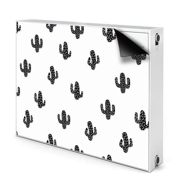 Decorative radiator cover Cactus pattern