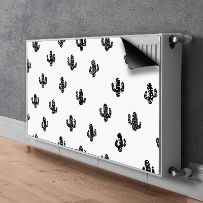 Decorative radiator cover Cactus pattern