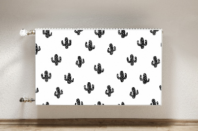 Decorative radiator cover Cactus pattern