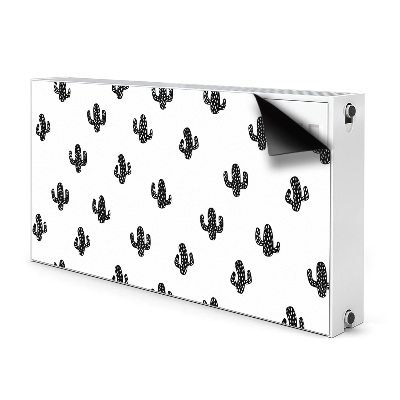 Decorative radiator cover Cactus pattern