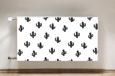 Decorative radiator cover Cactus pattern