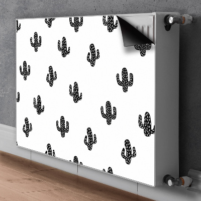 Decorative radiator cover Cactus pattern