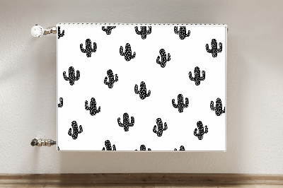 Decorative radiator cover Cactus pattern