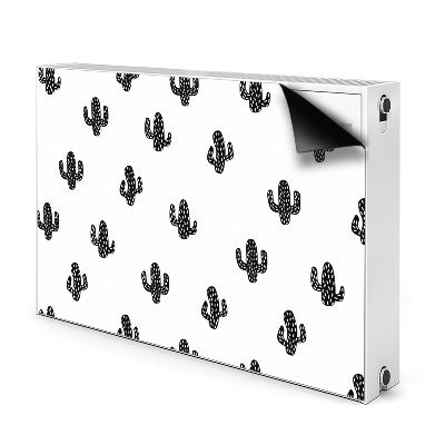 Decorative radiator cover Cactus pattern