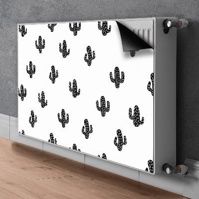 Decorative radiator cover Cactus pattern