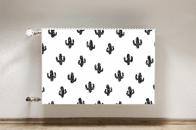 Decorative radiator cover Cactus pattern