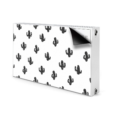 Decorative radiator cover Cactus pattern