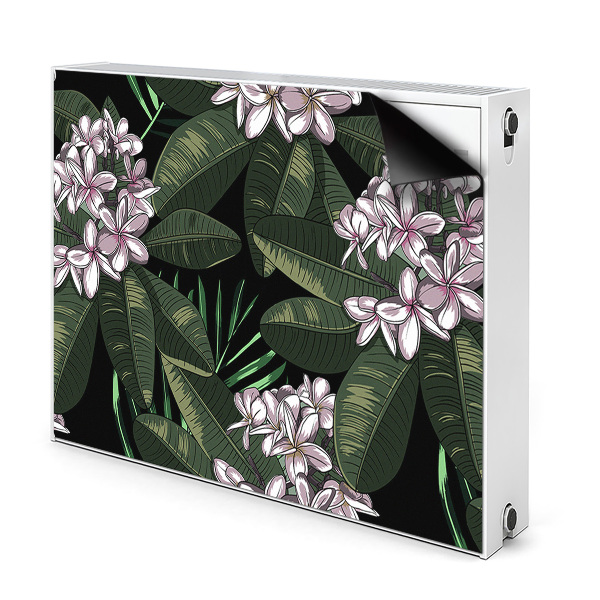 Magnetic radiator mat Exotic flowers