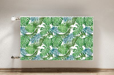 Magnetic radiator cover Monstera