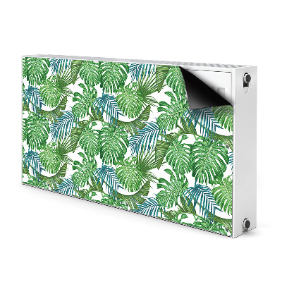 Magnetic radiator cover Monstera