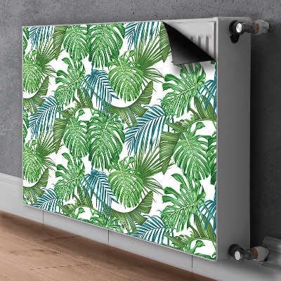 Magnetic radiator cover Monstera