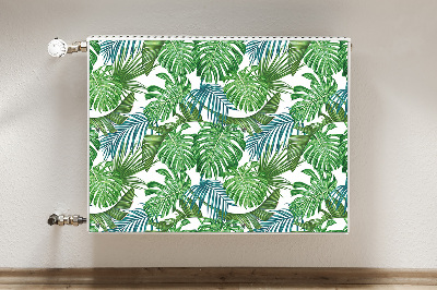 Magnetic radiator cover Monstera