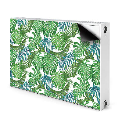 Magnetic radiator cover Monstera