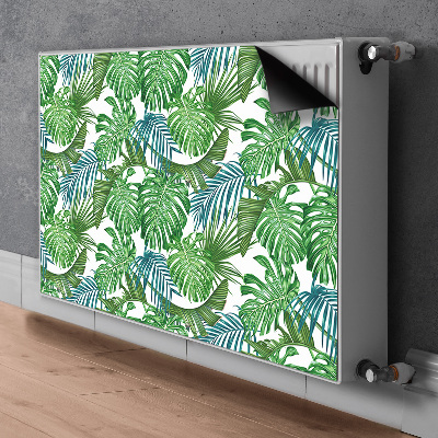 Magnetic radiator cover Monstera