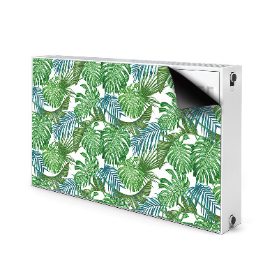 Magnetic radiator cover Monstera