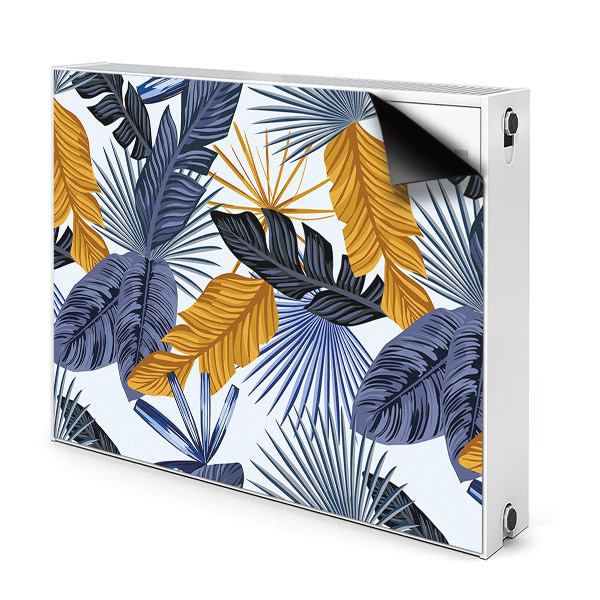 Magnetic radiator cover Palm leaves