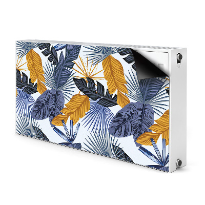 Magnetic radiator cover Palm leaves