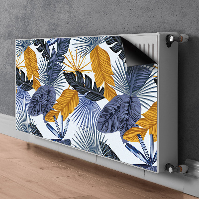 Magnetic radiator cover Palm leaves