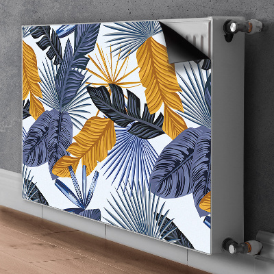 Magnetic radiator cover Palm leaves