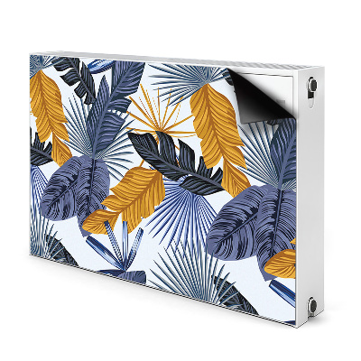 Magnetic radiator cover Palm leaves