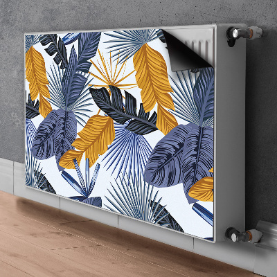 Magnetic radiator cover Palm leaves