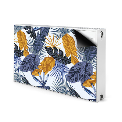 Magnetic radiator cover Palm leaves