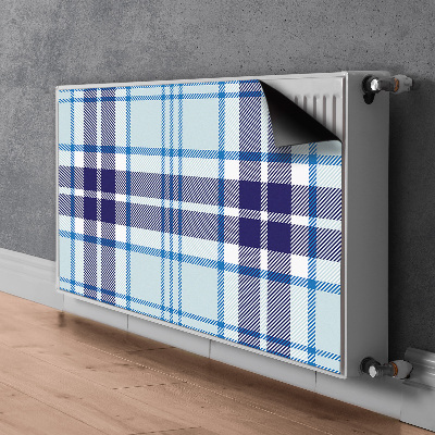 Decorative radiator cover Tartan