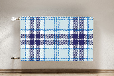 Decorative radiator cover Tartan