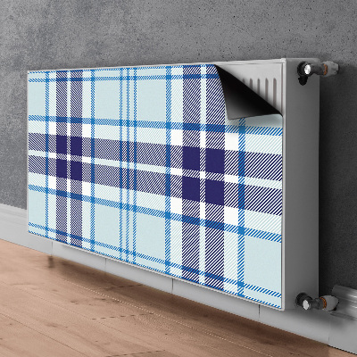 Decorative radiator cover Tartan