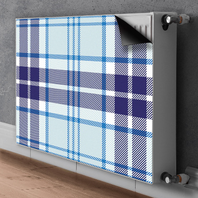 Decorative radiator cover Tartan