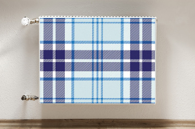 Decorative radiator cover Tartan