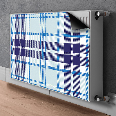 Decorative radiator cover Tartan