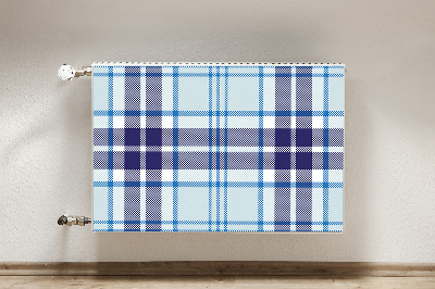 Decorative radiator cover Tartan