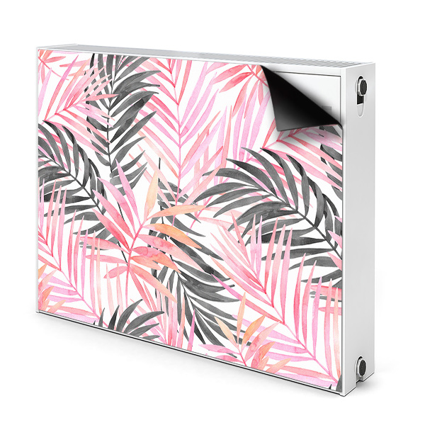 Magnetic radiator cover Palm leaves