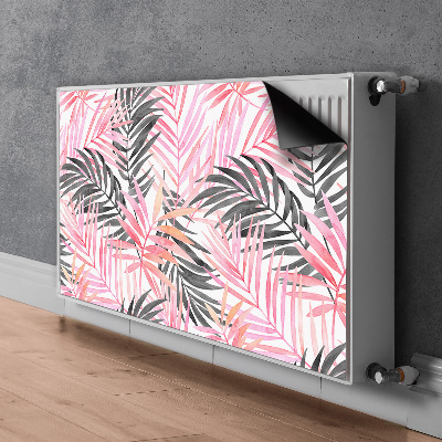 Magnetic radiator cover Palm leaves