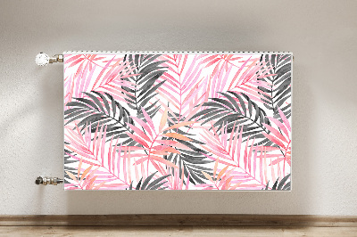 Magnetic radiator cover Palm leaves