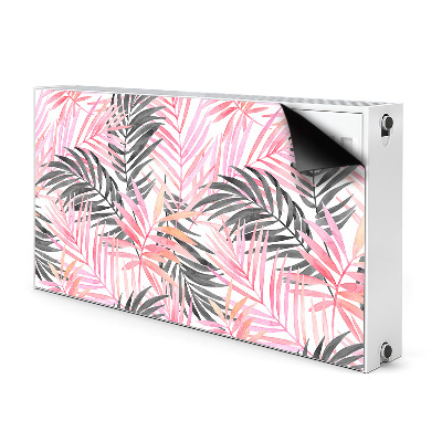 Magnetic radiator cover Palm leaves