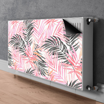 Magnetic radiator cover Palm leaves