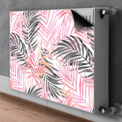 Magnetic radiator cover Palm leaves